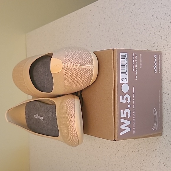 Allbirds Tree Breezer lux beige 5.5. New never worn - Picture 7 of 7